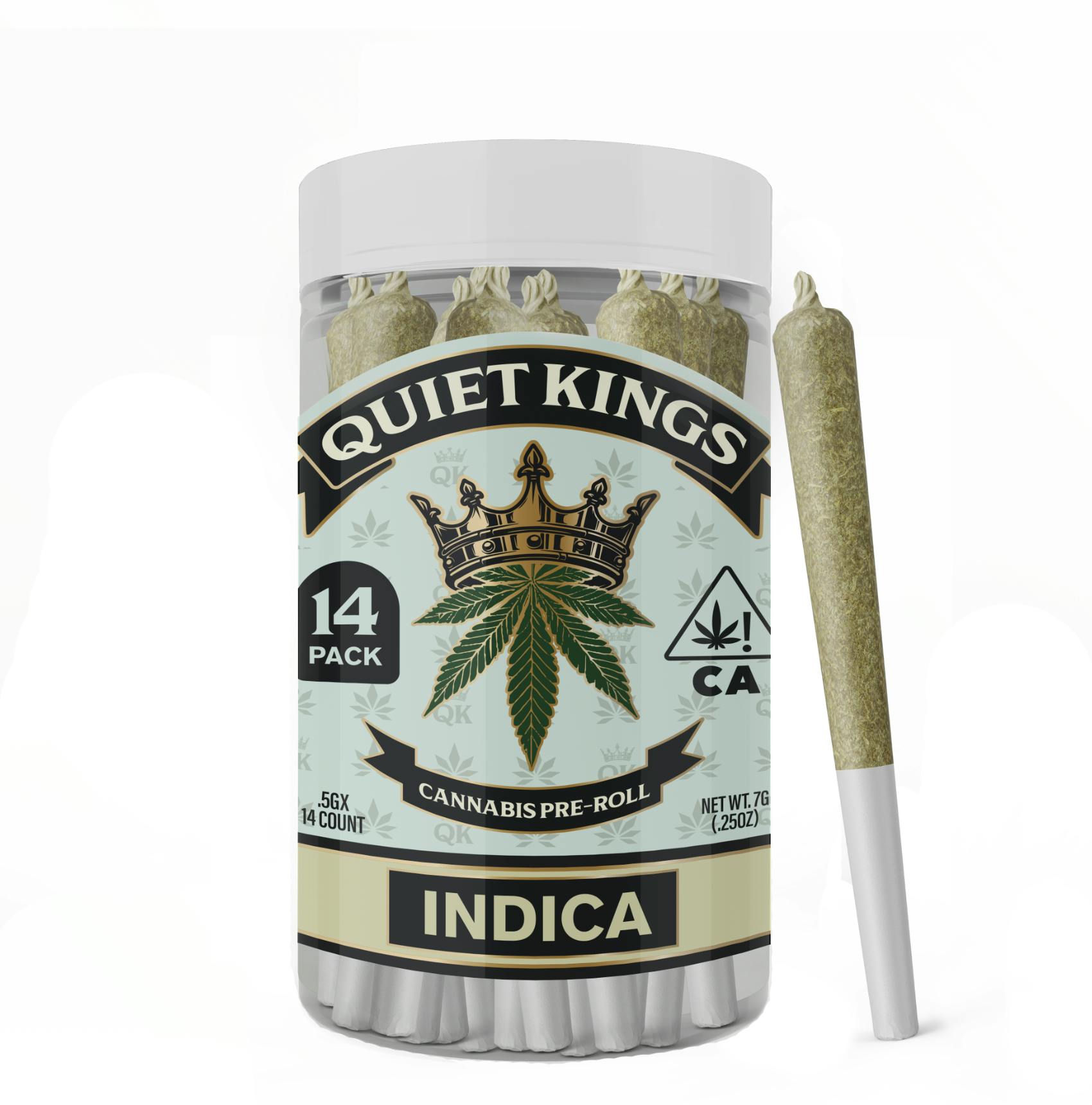 Quiet Kings Prerolls 14pk 7g - Purple Headband (I)
