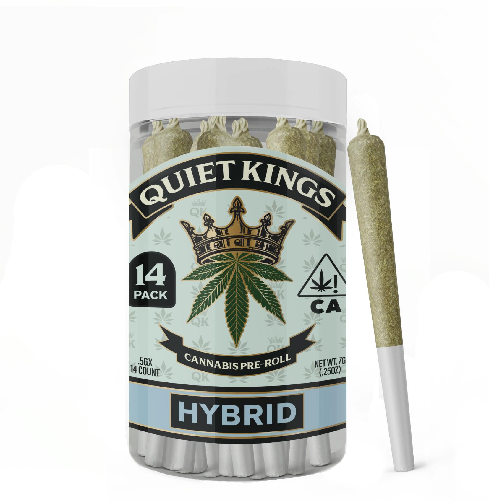 Quiet Kings Prerolls 14pk 7g - George W. Kush (H)