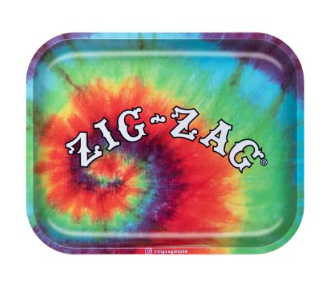 Zig Zag Large Rolling Tray - Tie Dye