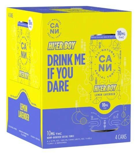 CANN Hi'er Boy 4pk 10mg - Lemon Lavender