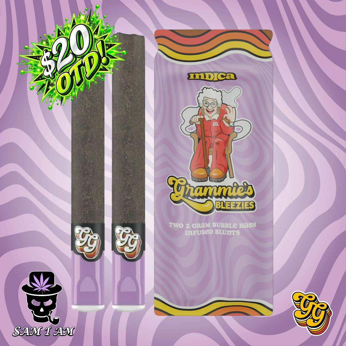 Grammie's MASTER KUSH 4g Infused Blunt