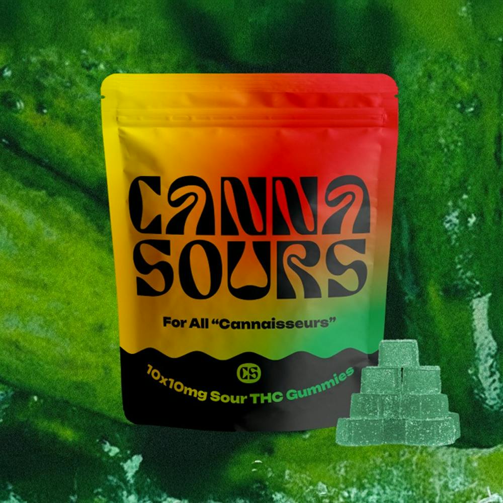 Pickle [10pk] (100mg) | Canna Sours - Gummies