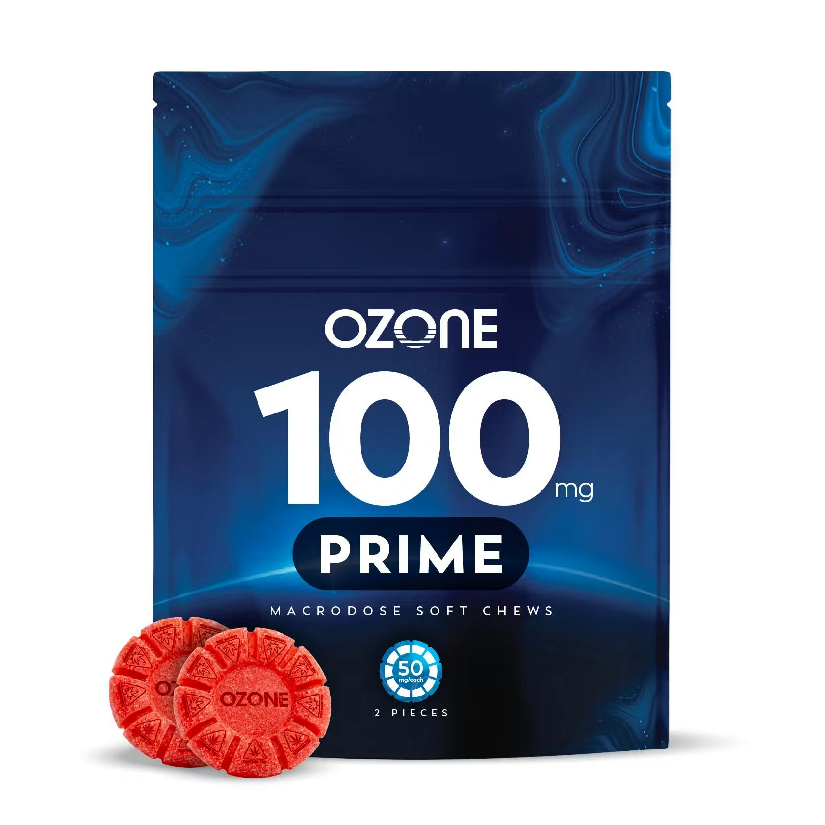 Blood Orange [2pk] (100mg) | Ozone - Prime Macrodose Soft Chews