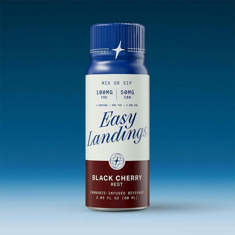 Black Cherry - Rest [1pk] (100mg THC/50mg CBN) | Easy Landings - Beverage
