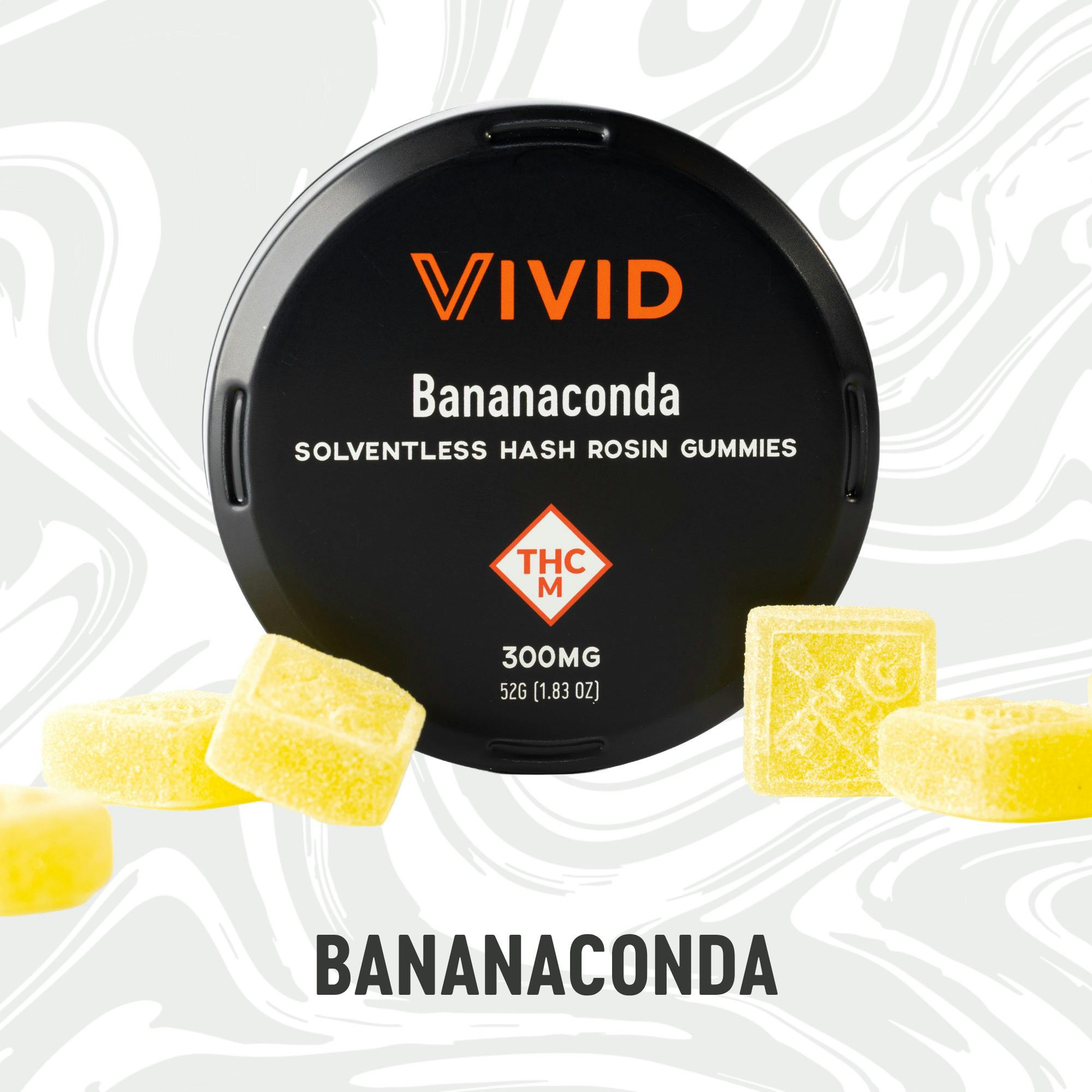 Vivid - Bananaconda - Hash Rosin Gummies - 300mg (10pk)