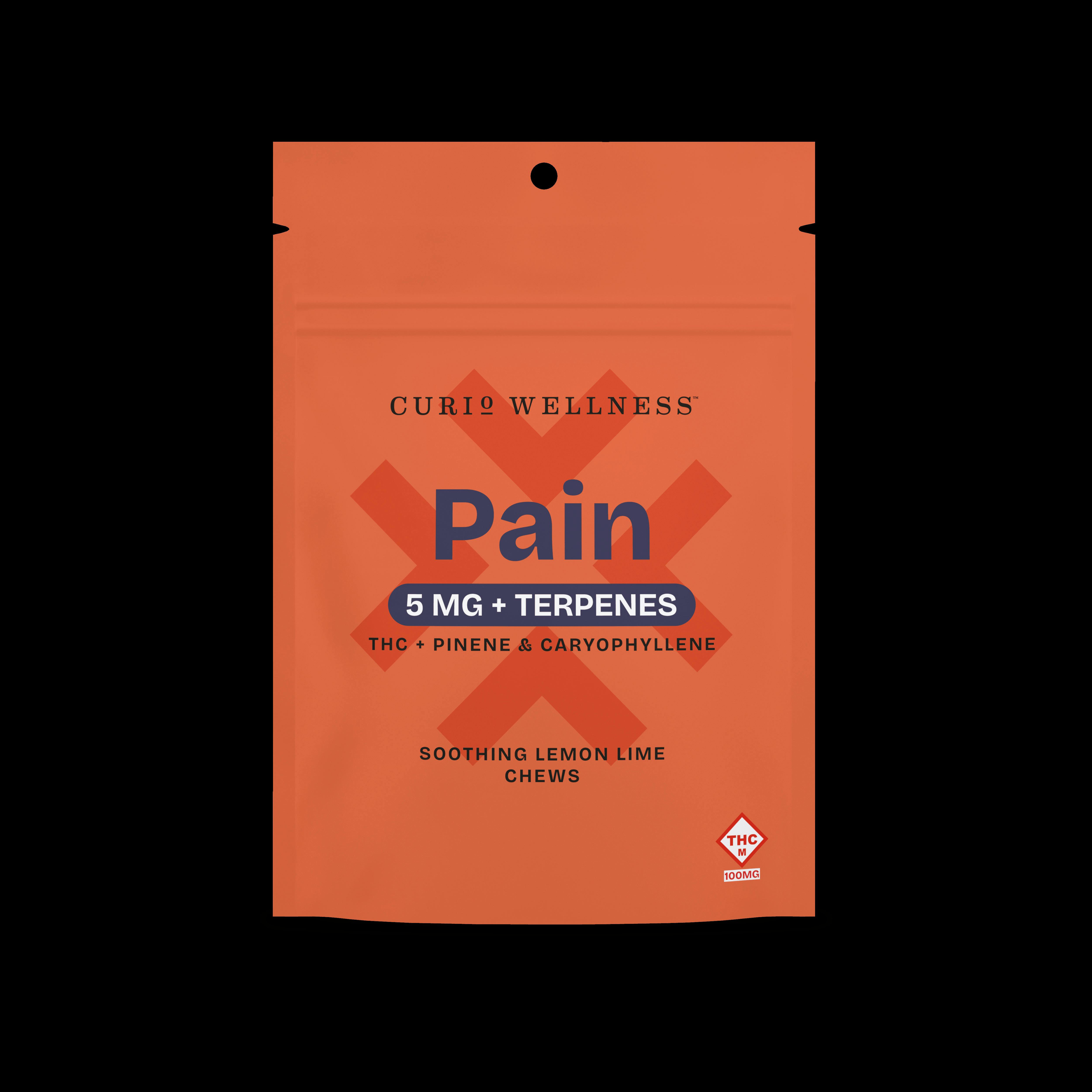 Curio Wellness - Blood Orange - Pain - 1:2:6 CBG:CBD:THC - Gummies - 300mg (10pk)