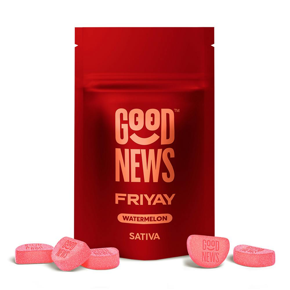 FRIYAY: Watermelon [10pk] (100mg) | Good News™ - Gummies