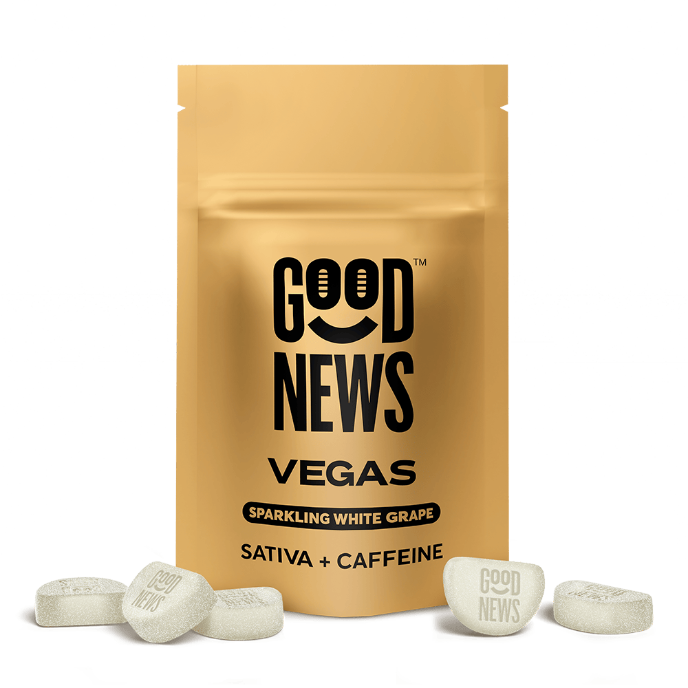 VEGAS: Sparkling White Grape [10pk] (100mg) | Good News™ - Gummies