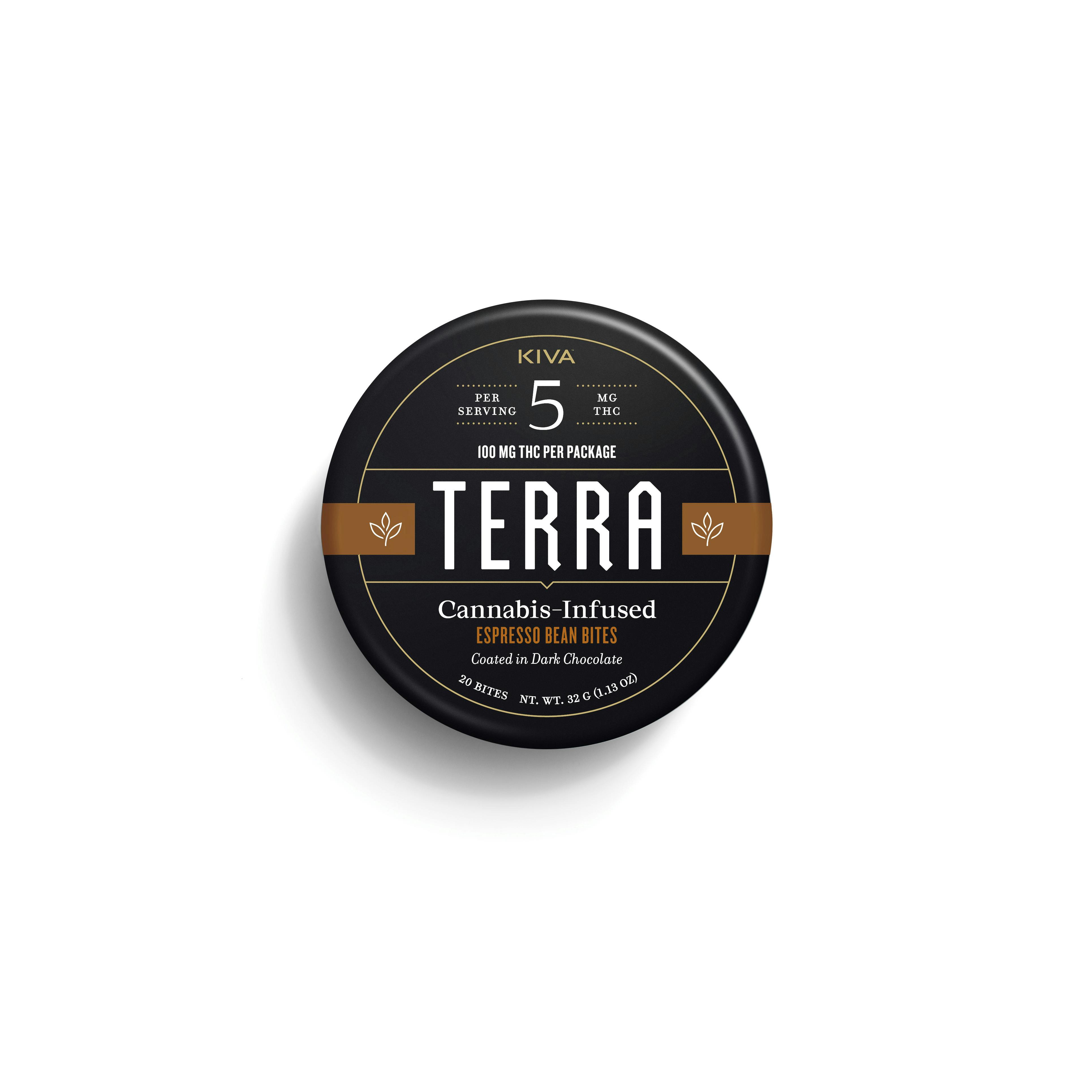 Espresso Bean [20pk] (100mg THC) | Terra - Chocolate Terra Bites