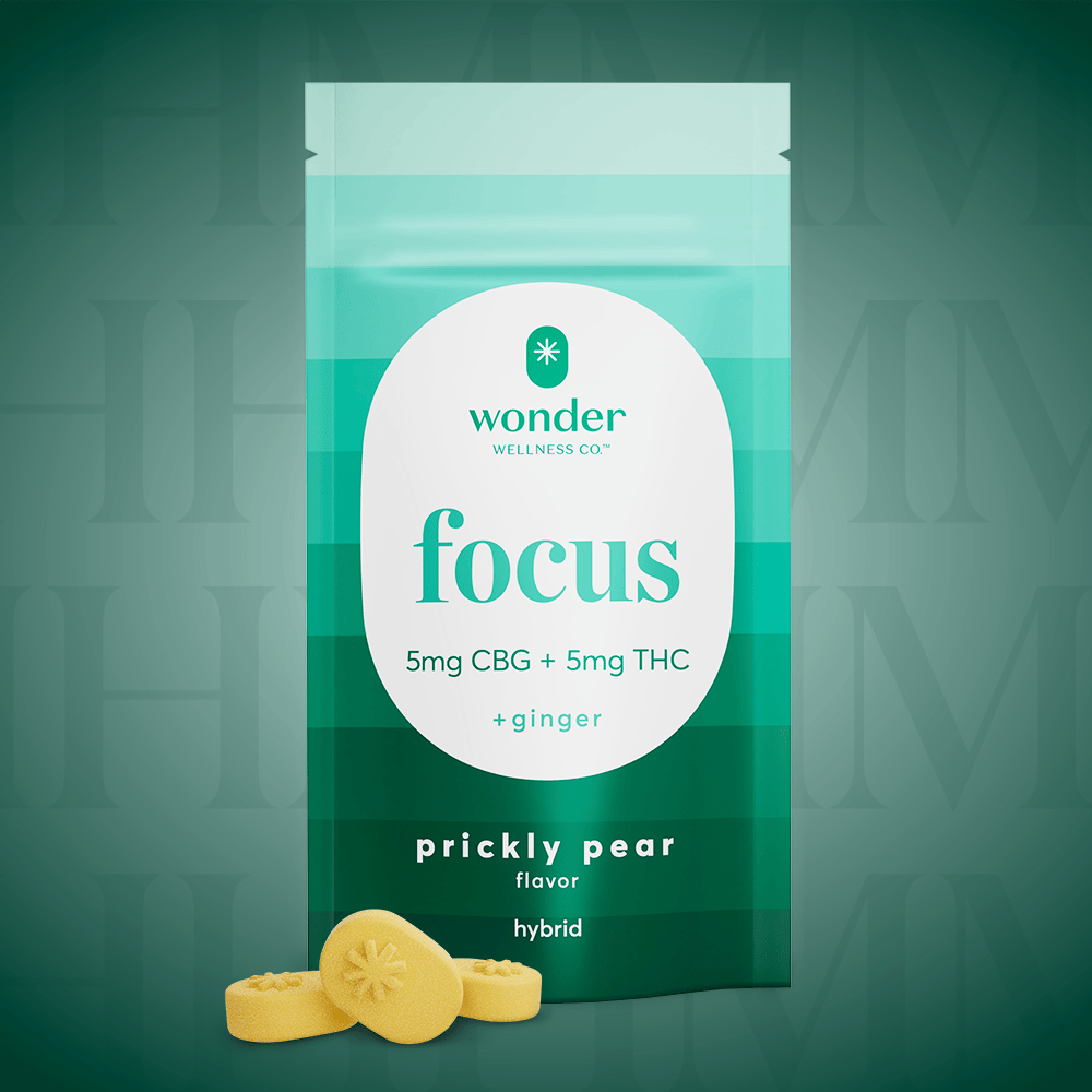 Wonder Focus Gummies 1:1 (Prickly Pear) | * Wonder Wellness Co.™ - Gummies