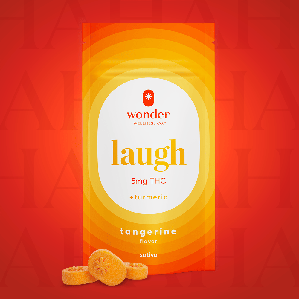*Wonder | Laugh Tangerine Gummies [20pk] (100mg) | * Wonder Wellness Co.™ - Gummies