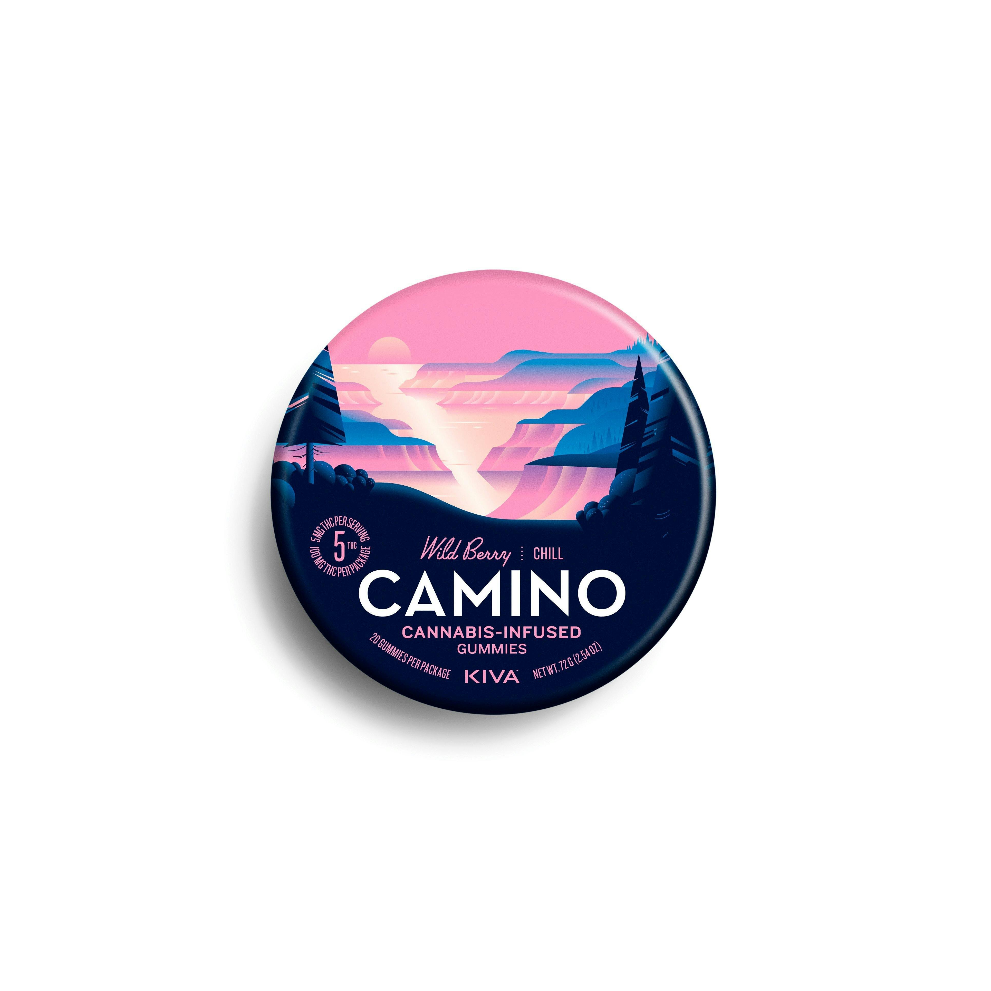 'Chill' Wild Berry [20pk] (100mg THC) | Camino - Gummies