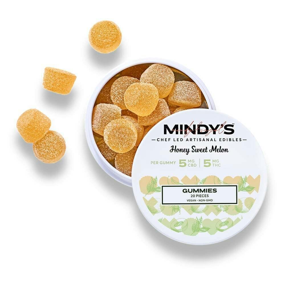 1:1 Honey Sweet Melon [20pk] (100mg CBD/100mg THC) | Mindy's™ - Gummies
