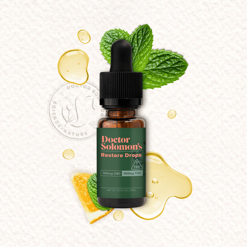 1:1 Restore [15ml] (100mg CBD/100mg THC) | Dr. Solomon's - Tincture