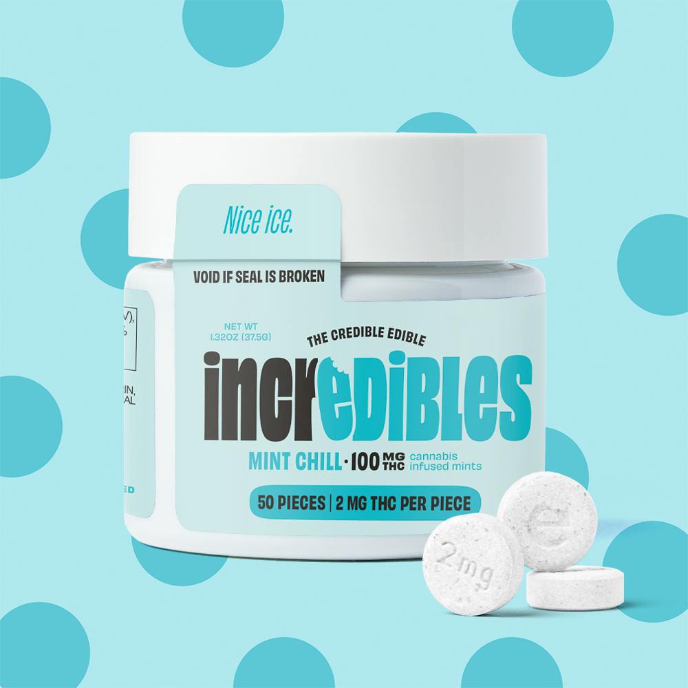 Chill Mints [50pk] (100mg) | incredibles - Mint