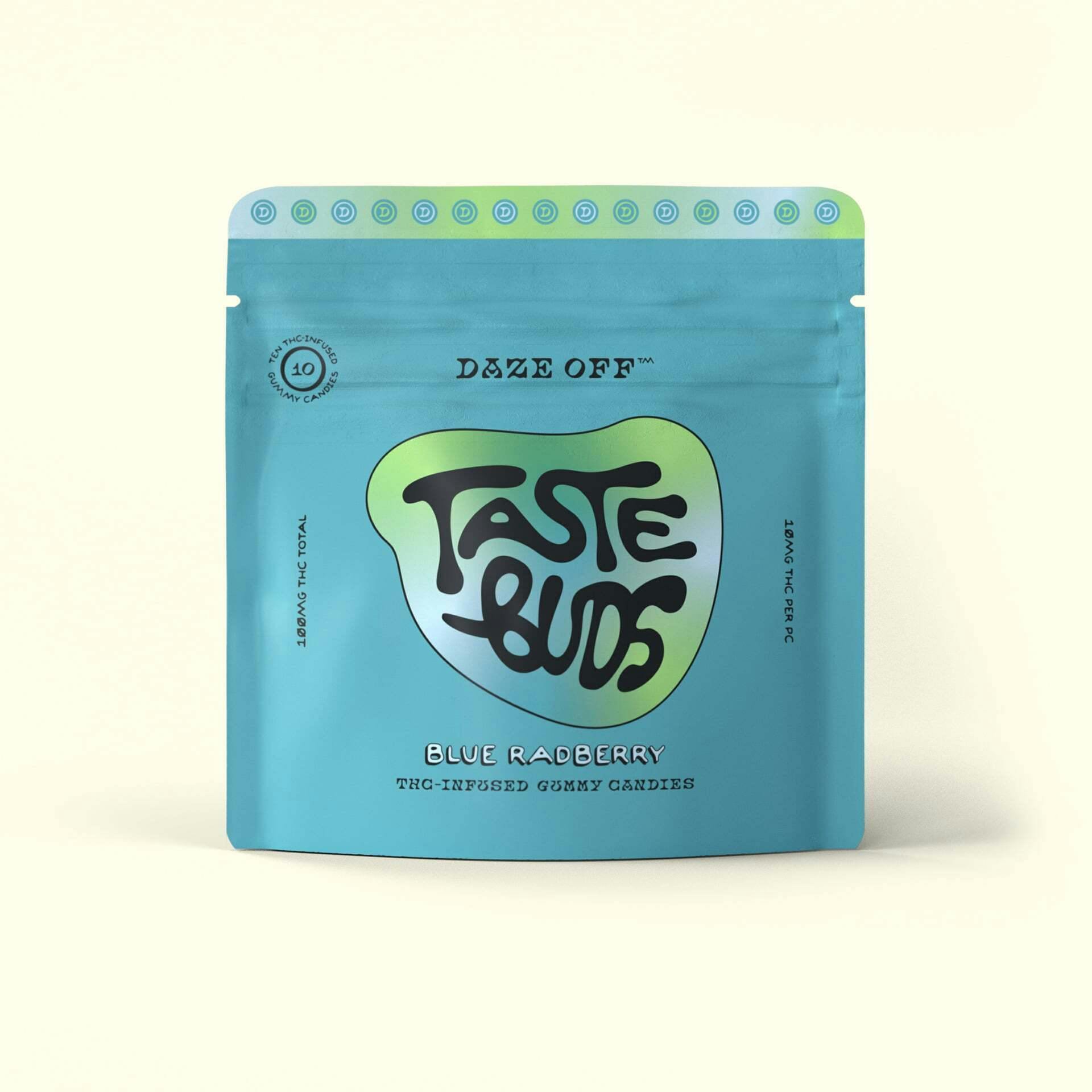 Blue Radberry [10pk] (100mg) | Daze Off - Taste Buds