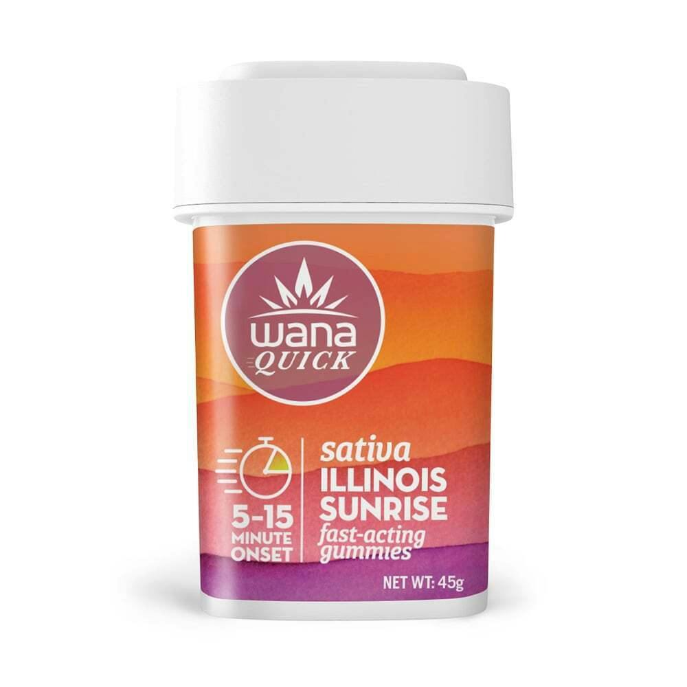 Illinois Sunrise - Sativa [10pk] (100mg) | Wana - Quick Gummies
