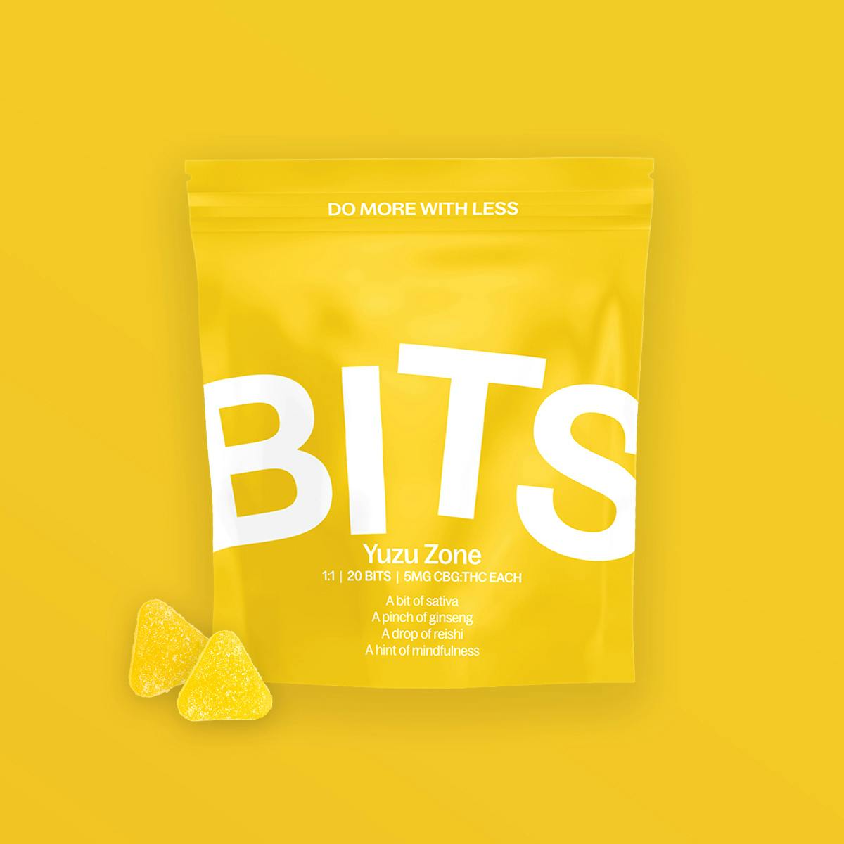 Yuzu Zone 1:1 CBG:THC [20pk] (100mg CBG/100mg THC) | Bits - Gummies