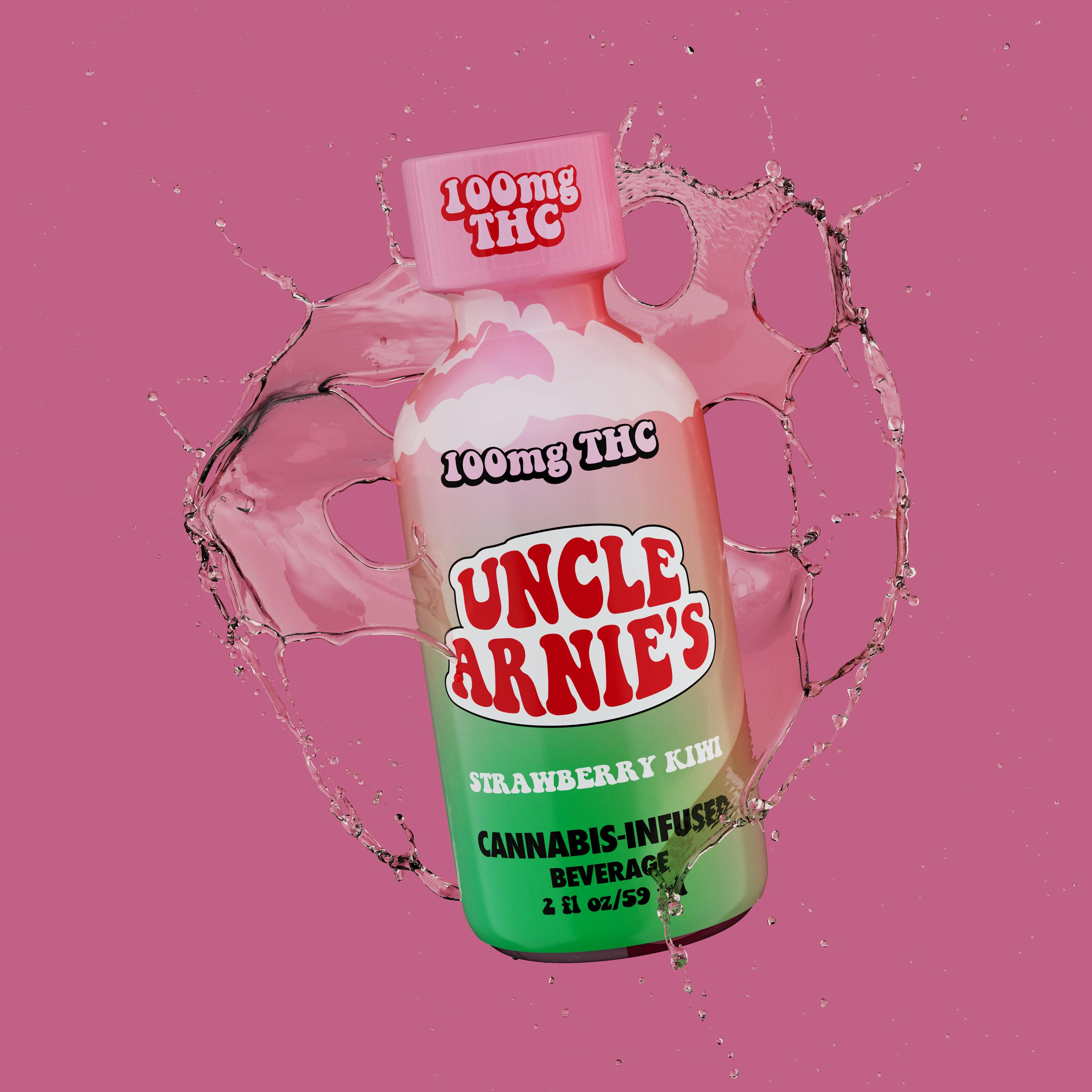 Strawberry Kiwi [2oz] (100mg) | Uncle Arnie's - Shot