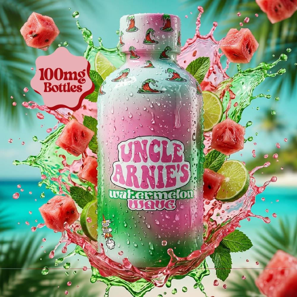 Watermelon Wave [8oz] (100mg) | Uncle Arnie's - Drink