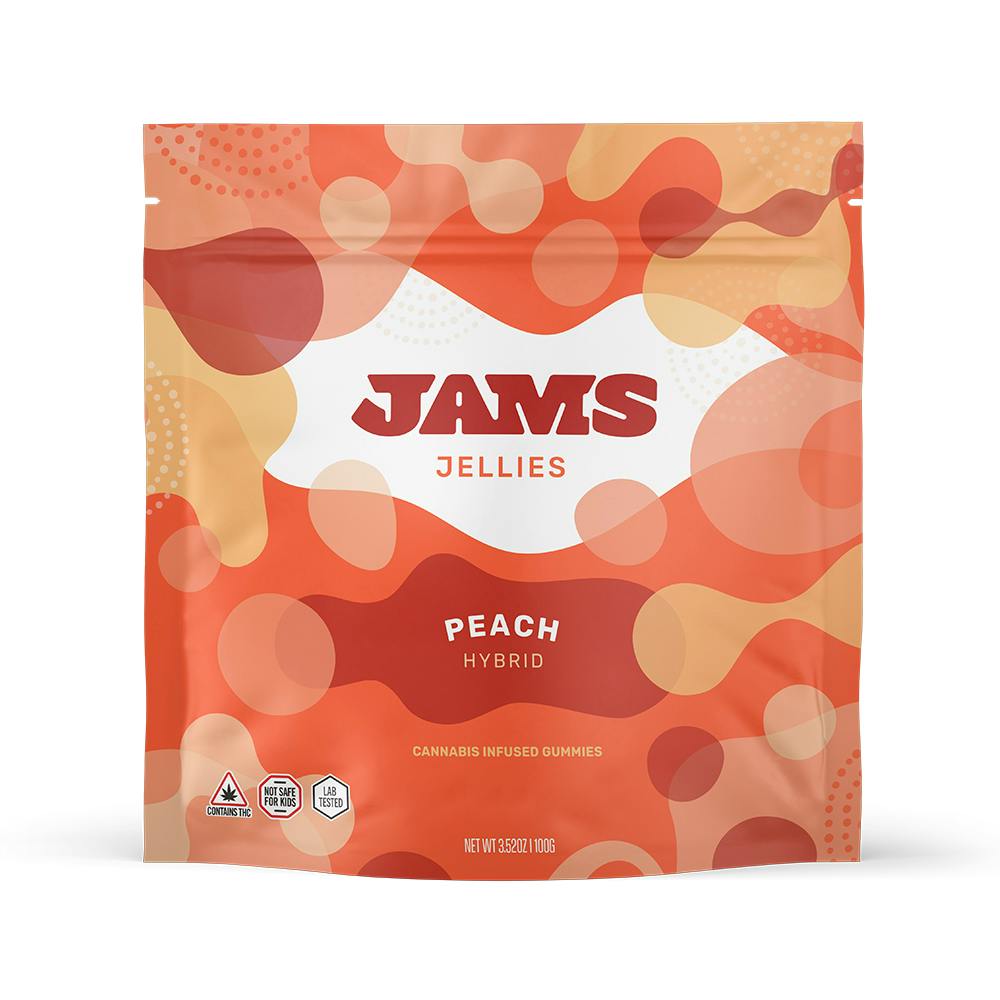 Peach [2pk] (100mg) | JAMS - Classic Jellies