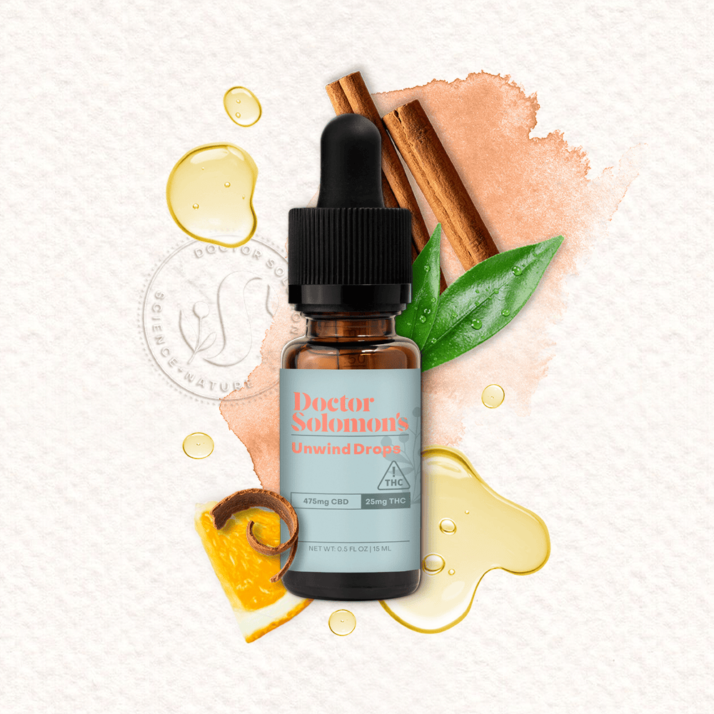 Unwind [15ml] (475mg CBD/25mg THC) | Dr. Solomon's - Tincture