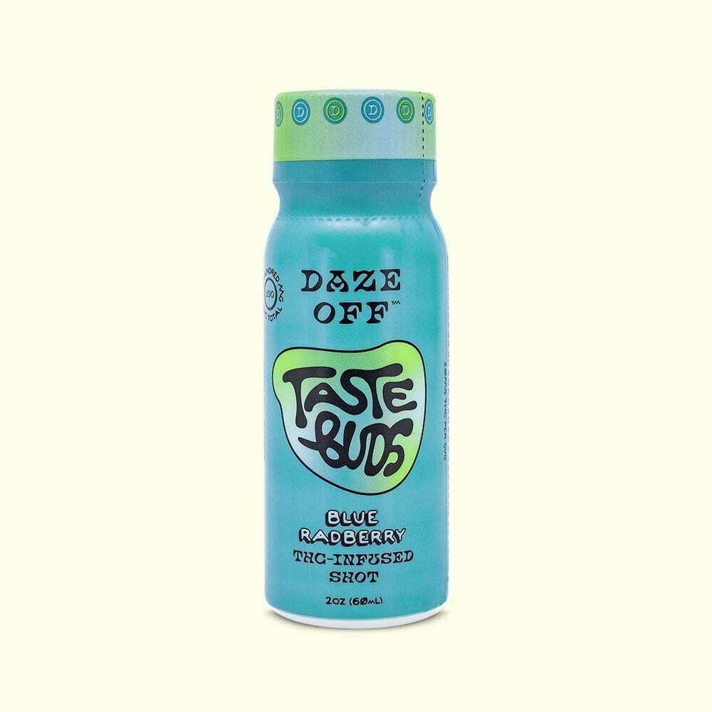 Blue Radberry [2oz] (100mg THC) | Daze Off - Taste Buds Shots