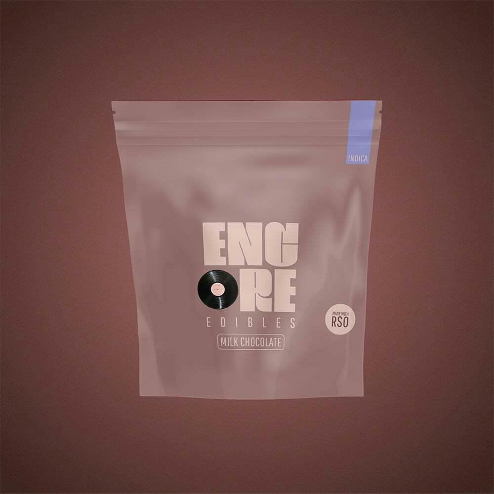 Milk Chocolate - Indica [10pk] (100mg) | Encore Edibles - RSO Milk Chocolate