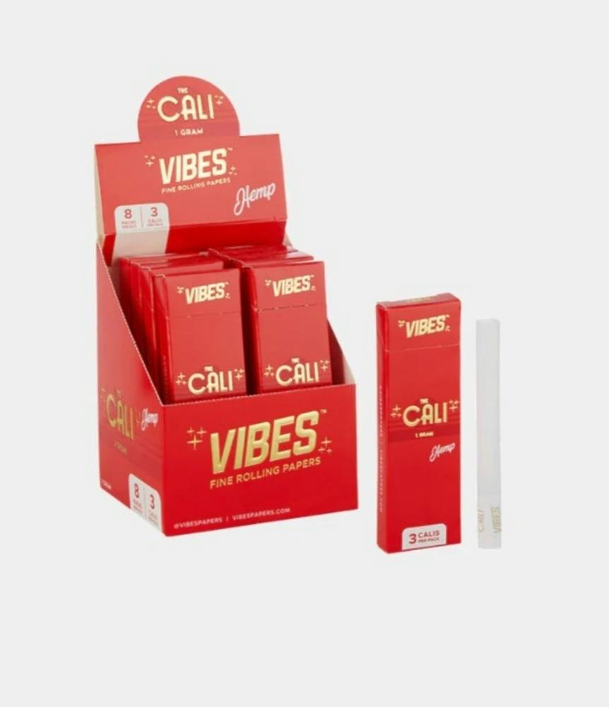 The Cali Hemp 1g Pre Roll Tube [3pk] | Vibes - Cones