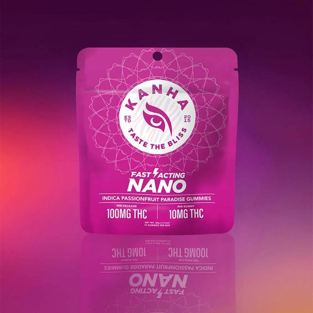 Passionfruit Paradise - Indica [10pk] (100mg) | KANHA - Fast-Acting Gummies