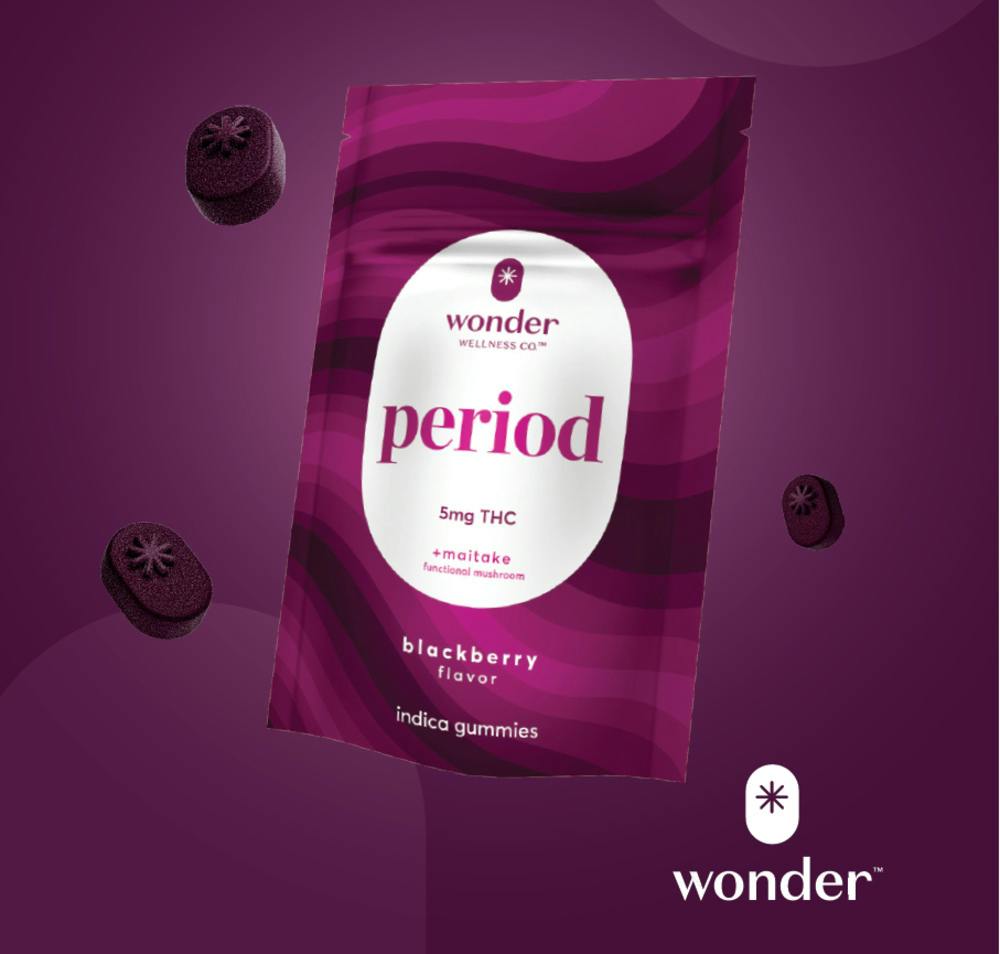 *Wonder | Period Blackberry Gummies [20pk] (100mg) | * Wonder Wellness Co.™ - Gummies
