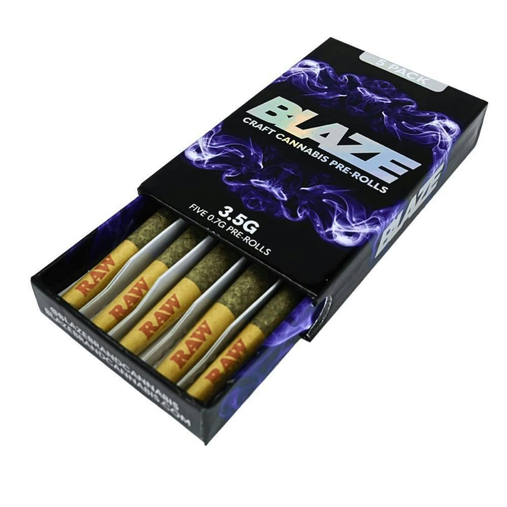 Purple Starfruit [.7g] | Blaze Craft Cannabis - 5 Pack Pre Roll