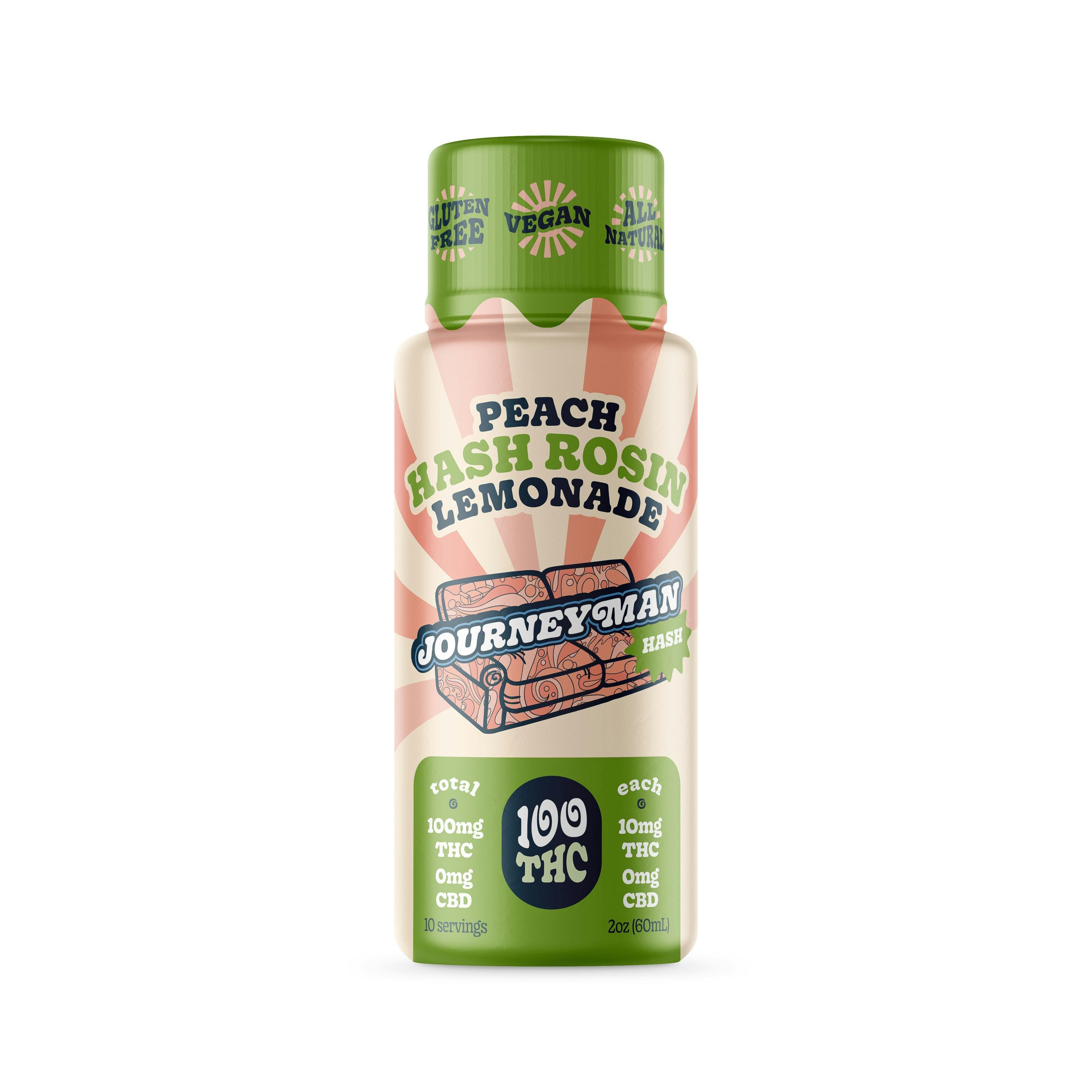 Peach Hash Rosin Lemonade [2oz] (100mg) | Journeyman - Hash Rosin Lemonade
