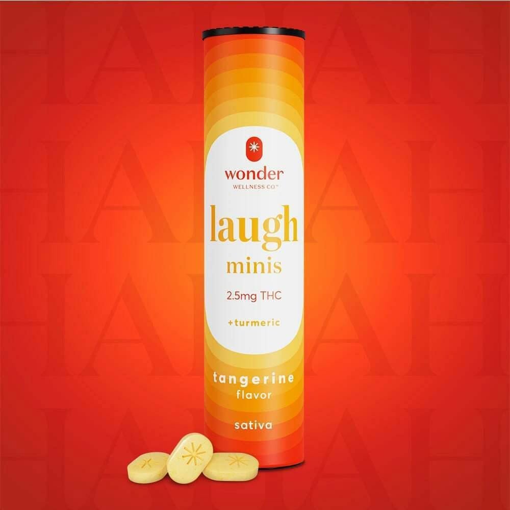 *Wonder Laugh Minis (Tangerine) [40pk] (100mg) | * Wonder Wellness Co.™ - Mints