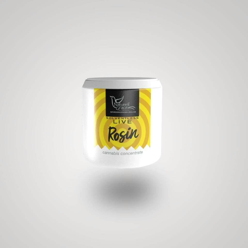 Mandarin Cookies [2g] | Nature's Grace and Wellness - Solventless Live Rosin Jar