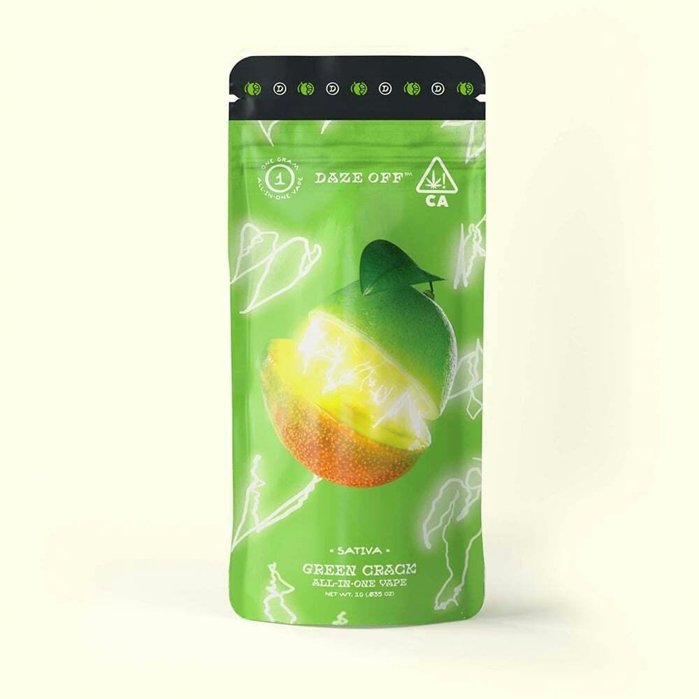 Green Crack [1000mg] | Daze Off - All-In-One
