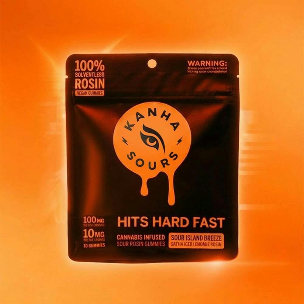 Sour Island Breeze [10pk] (100mg) | KANHA - Rosin Gummies