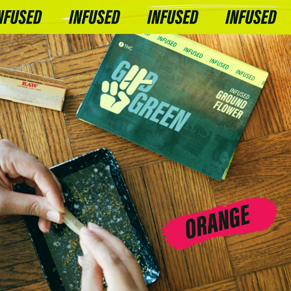 Orange (Sativa Blend) | Good Green - Infused Ground Flower