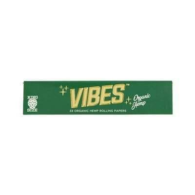 King Size Papers - Organic Hemp [33pk] | Vibes - Rolling Papers