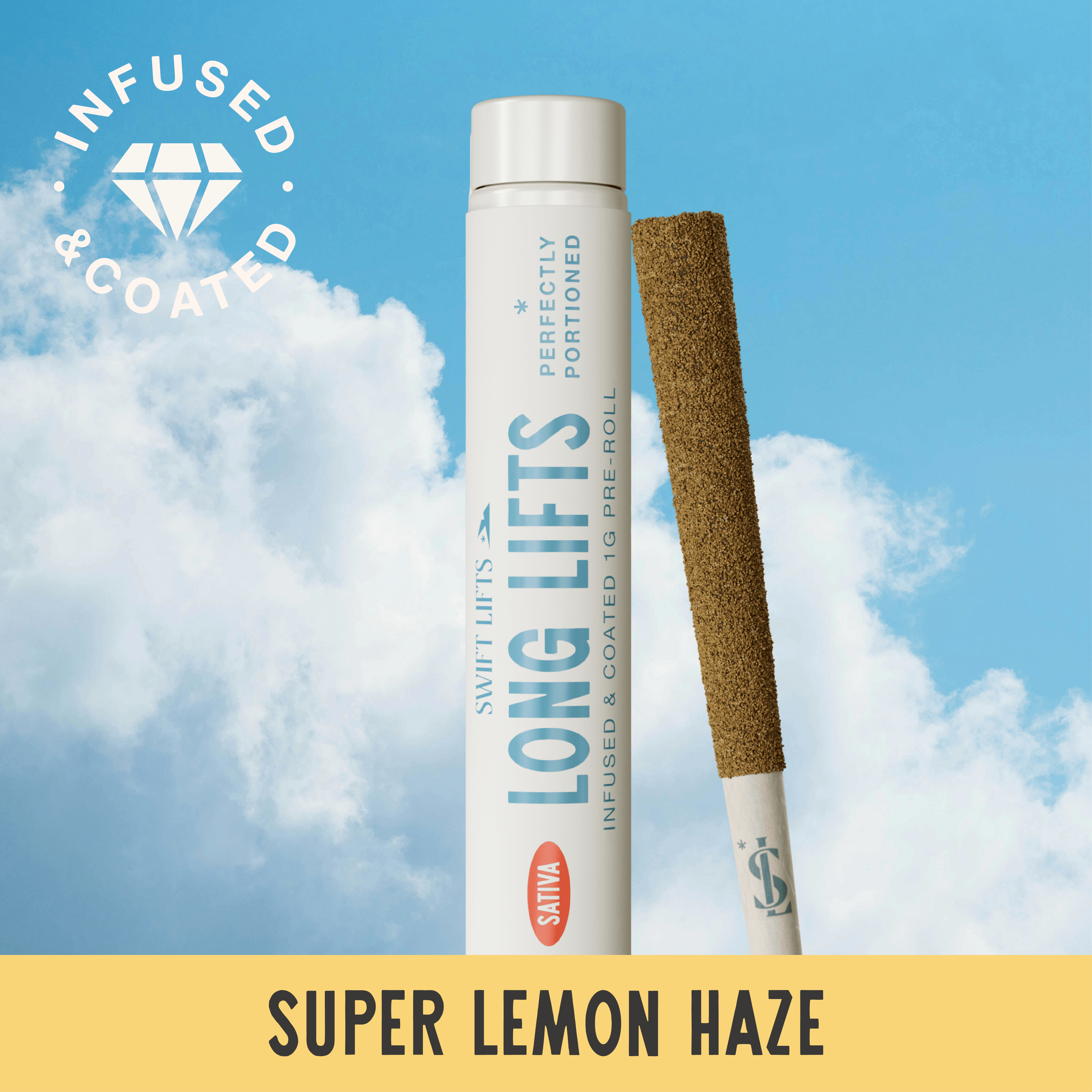 Super Lemon Haze [1g] | Swift Lifts - Infused & Coated Long Lifts 1g Single