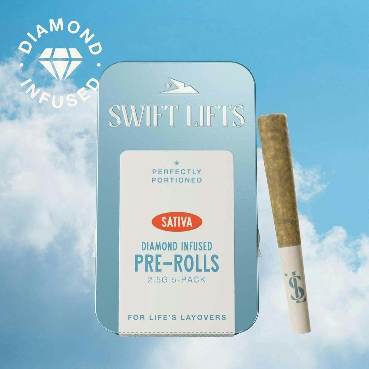 Super Lemon Haze [2.5g] | Swift Lifts - Diamond Infused Swift Lifts 5 Pack