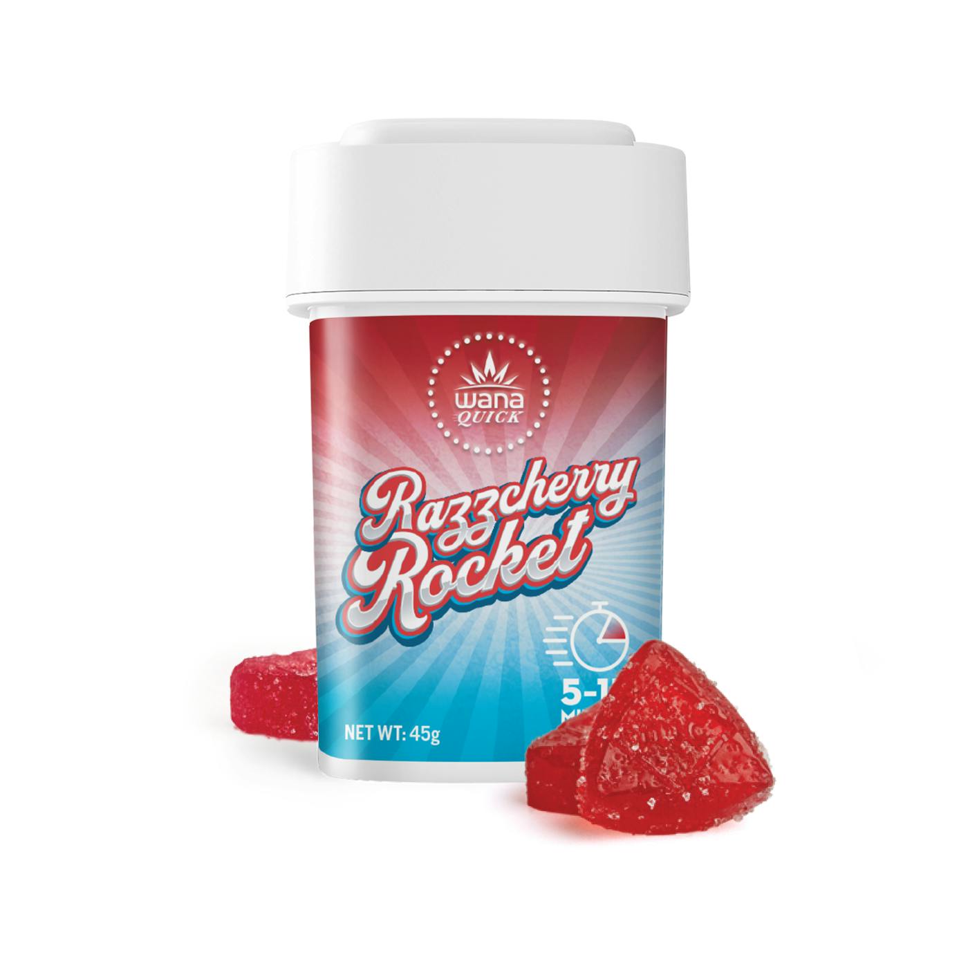 Razzcherry Rocket - Sativa [10pk] (100mg) | Wana - Quick Gummies