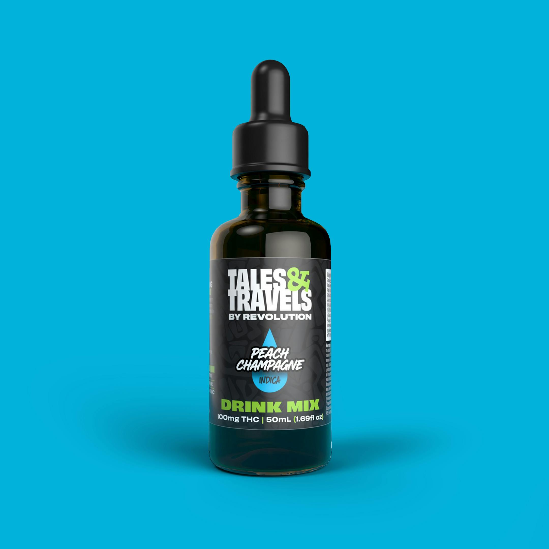 Peach Champagne [50mL] (100mg) | Tales & Travels by Revolution - Drink Mix