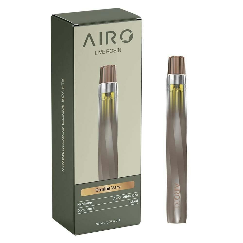 Papaya Banana Rntz [1000mg] | Airo Brands - AiroX All-In-One Live Rosin Series
