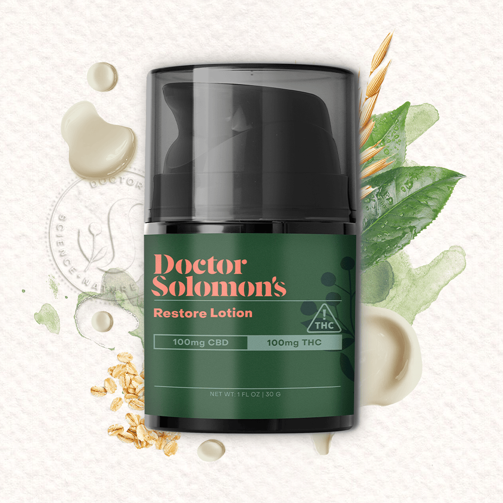 1:1 Restore (100mg CBD/100mg THC) | Dr. Solomon's - Lotion
