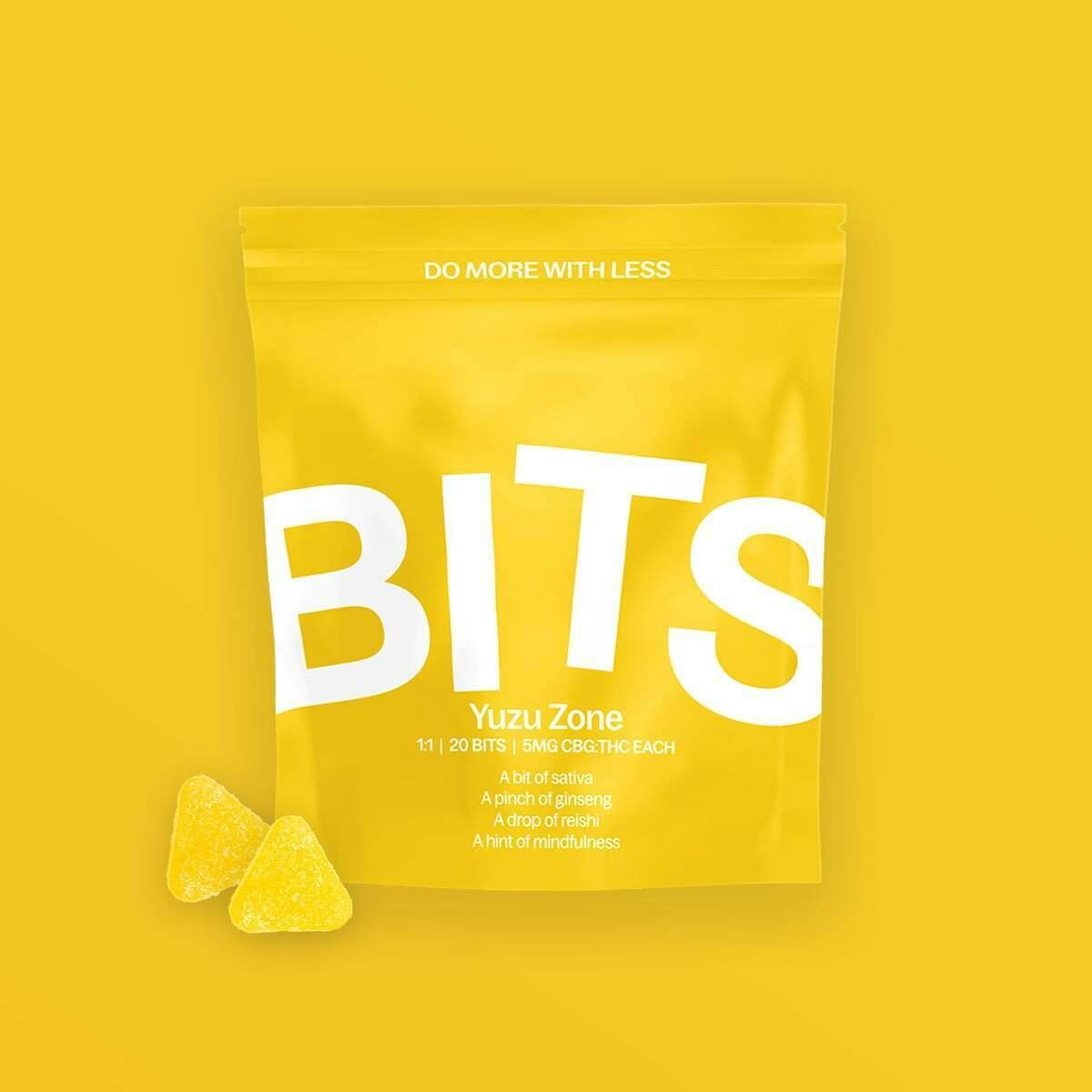 Yuzu Zone 1:1 CBG:THC [20pk] (100mg CBG/100mg THC) | Bits - Gummies