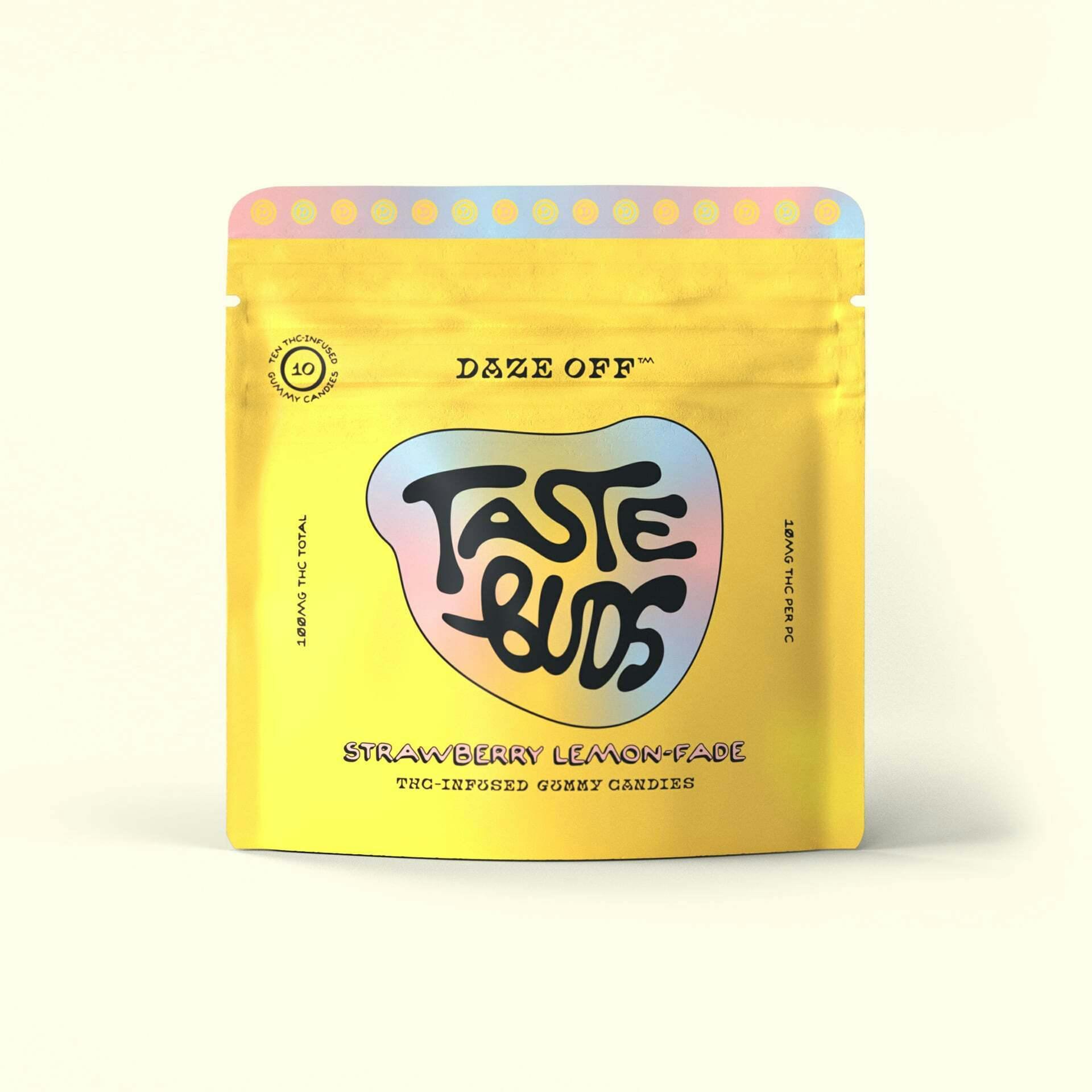 Strawberry Lemon-fade [10pk] (100mg) | Daze Off - Taste Buds