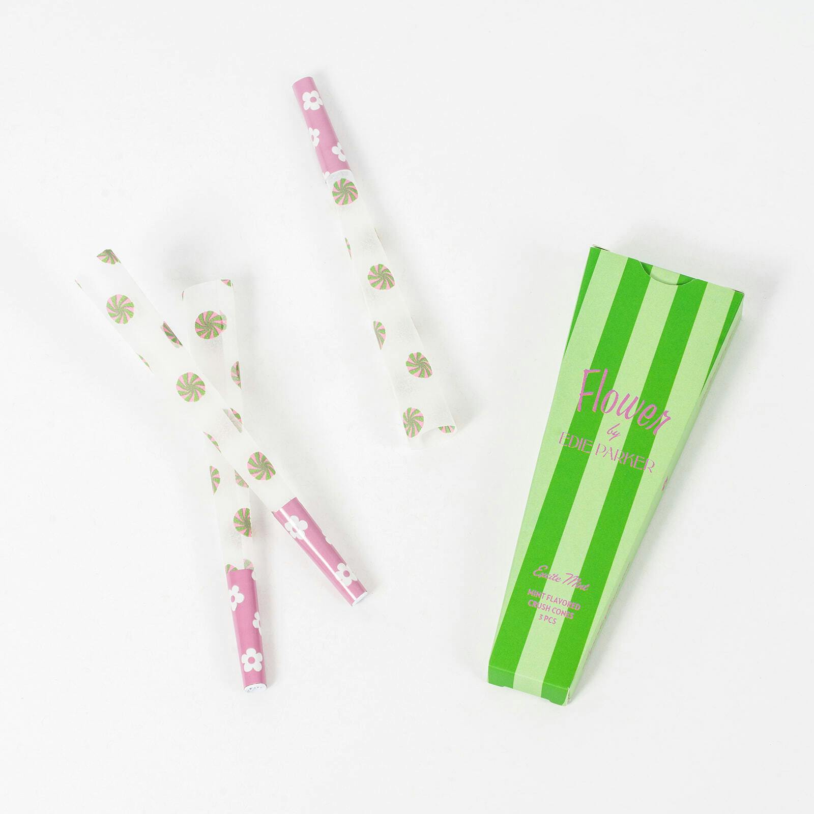 Crush Cones in Excite Mint [3pk] | Flower by Edie Parker - Flavored Cones