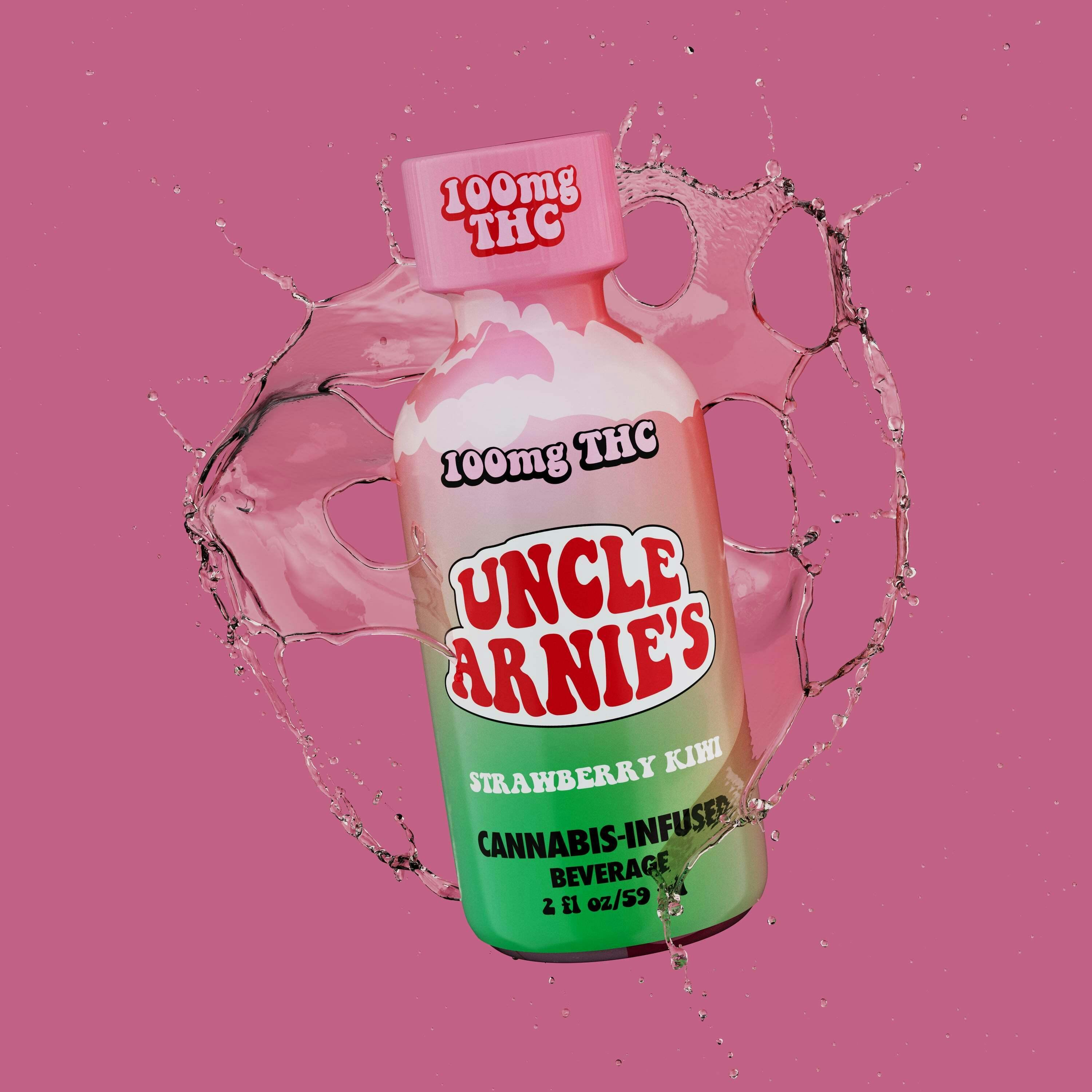 Strawberry Kiwi [2oz] (100mg) | Uncle Arnie's - Shot