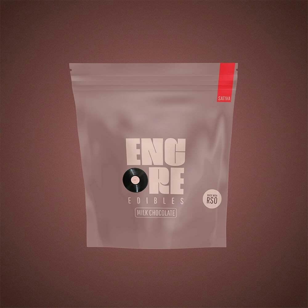 Milk Chocolate - Sativa [10pk] (100mg) | Encore Edibles - RSO Milk Chocolate